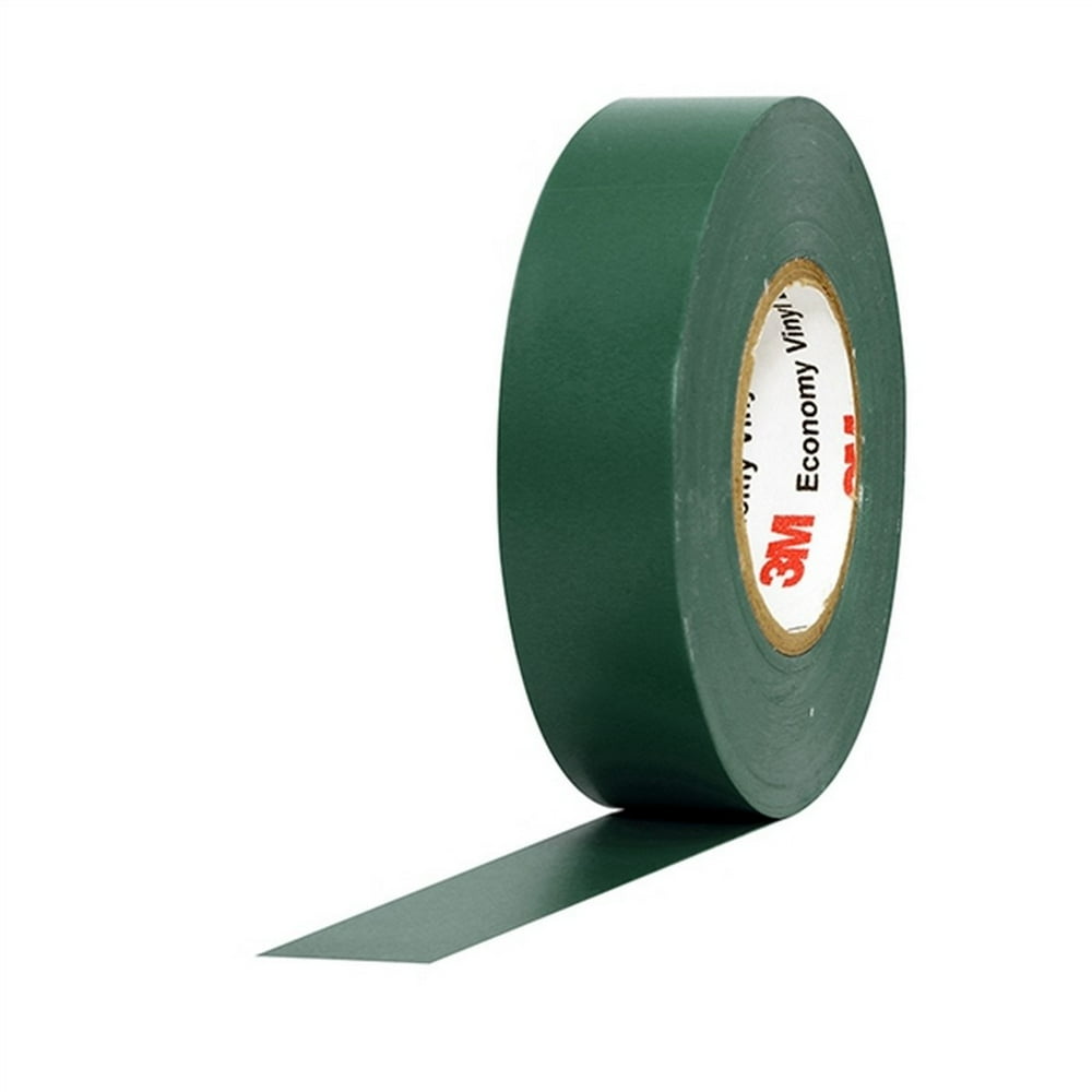 3m-economy-vinyl-electrical-tape-1400c-green-3-4-x-60-x-7-mil-10