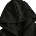 thumbnail image 6 of Zynoxe Men's Hooded Sweatshirt with Side Pockets & Elastic Cuffs Hem Zip Up Drawstring Hoodie Fashionable Printed Sweatshirt for Men Versatile Solid Color Long Sleeve Sweatshirt Jacket S, 6 of 7