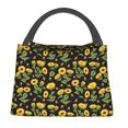 thumbnail image 1 of Easygdp Bees and Sunflowers Bolsa de Almuerzo Insulada Reutilizable, Bolsa de Mano y Bandolera para Oficina, Trabajo, Viajes, 1 of 6