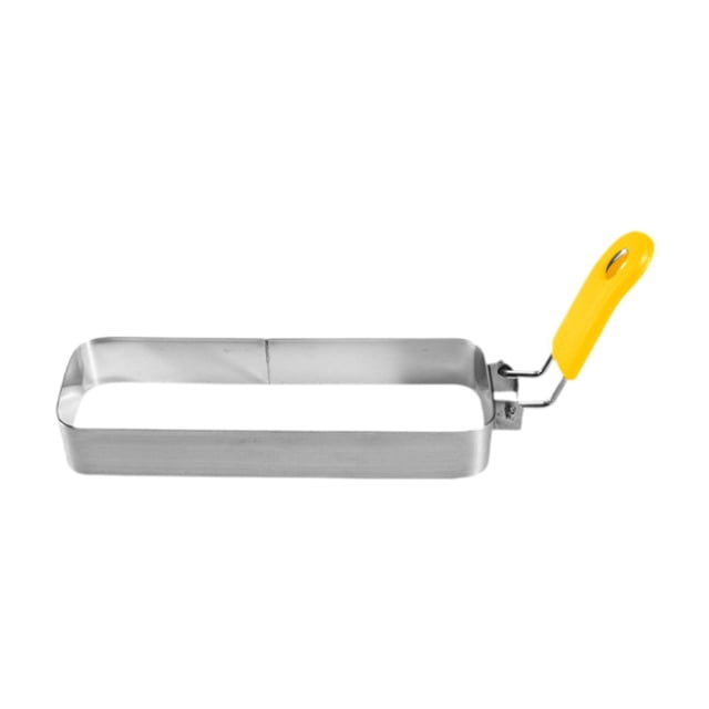 Molde para huevos fritos, anillo de acero inoxidable para freír, molde para muffins, molde para panqueques, marco para huevos Mango amarillo