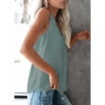 thumbnail image 5 of Asyoly Womens Sexy V Neck Lace Trim Camisole Casual Loose Sleeveless Cami Shirts Blouse Tank Top for Women, 5 of 7