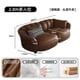 thumbnail image 1 of Designer Comfort Living Room Sofas Luxury Modern Puffs Theater Clouds Couchs Leather Italiano Sofa Para Sala Home Furnitures My Lux Decor Round, 1 of 26