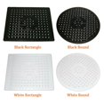 thumbnail image 2 of Square Coaster Drain Mat Round Dish Basin Drain Mat Place Mat Drain Mat Sink Mat, 2 of 5