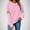 #046-Pink, variant on Craaazy Christmas Fashion Long Sleeve Round Neck Gifts Shirts for Women Christmas Printing Loose Blouse Capless Sweatshirts Top