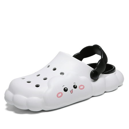 

Girls Cartoon Cloud Clogs Garden Shoes Summer Comfortable Lightweight Hollow Out Sandals For Toddler Children Kids