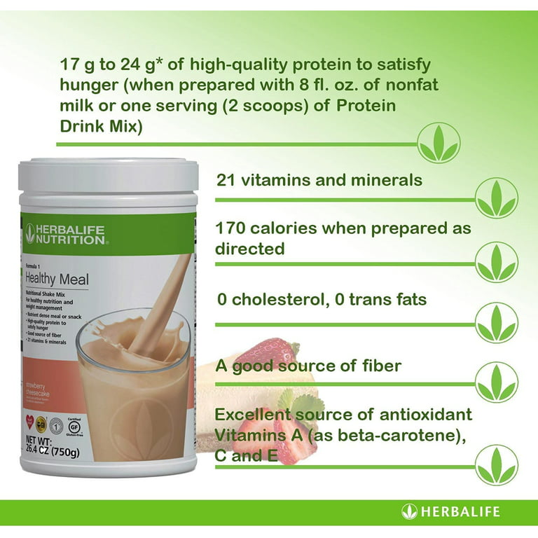 NEW Herbalife Formula 1 Healthy Meal Nutritional Shake Mix