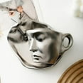 thumbnail image 4 of Coffee Cup Face Art Personality Creative Ceramic Espresso American Black Tea Coffee Cups, 4 of 5