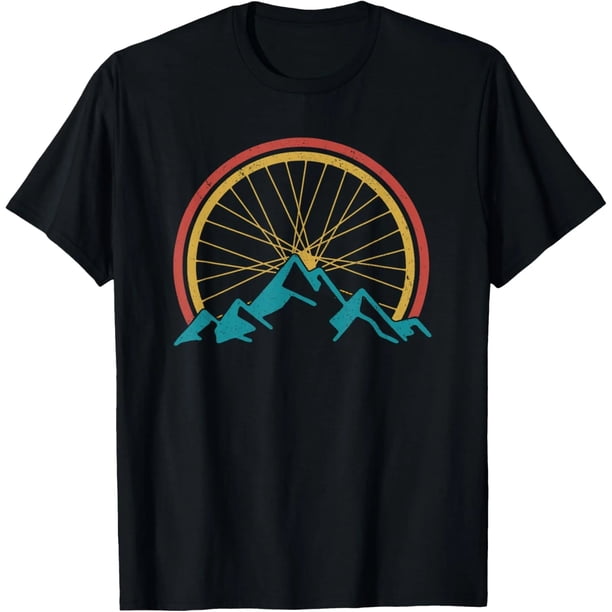 Camiseta de Mujer para Ciclismo de Montaña MTB Descenso - Estampado Divertido "Viaje en Bicicleta" - Cuello Redondo y Manga Corta - Regalo para Bikers