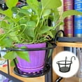 thumbnail image 2 of Railing Planter Metal Hanging Basket Metal Hanging Plant Stand for Railing, 2 of 4
