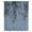 Mist Blue, variant on Beige Black Branches Sheer Curtains 45 Inches Long, Botanical Dead Tree Birds Light Filering Curtains, Breathable Simi Curtain Privacy Drapes for Kitchen Bathroom Lightweight Small Window Treatment