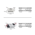 thumbnail image 4 of LED Constant Current Driver 1-3W 4-7W 7-12W 12-18W 26-36W 37-50W Power Supply Output 300mA 240mA External For LED Downlight ,Easy to Operate, 4 of 6