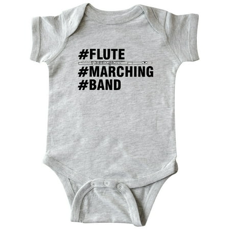 

Inktastic #Flute #Marching #Band Hashtag Text Gift Baby Boy or Baby Girl Bodysuit