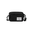 thumbnail image 1 of Bolso Bandolera para Con Retales Lona para Mujer A La Minibolsos (negro), 1 of 9