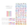thumbnail image 1 of jifeng Card Sticker Set, Goo Card DIY Set, Goo Card Toy Homemade Pendant DIY Kit, Kit Girls 132pcs, 1 of 9