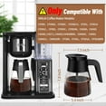thumbnail image 3 of 10 Cup Coffee Pot Replacement for Ninja Coffee Maker CM401 CM371 CP301 CM300 CM400 CF091, Borosilicate Glass Carafe with Brew-Through Lid & Sturdy Handle, 3 of 7