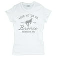 thumbnail image 5 of Ford Motor Co Bronco Detroit MI T-Shirt Vintage Truck Since 1966 4x4 Off Road Adventure Classic Car Fan Women's Tee, 5 of 7