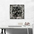 thumbnail image 2 of ARTCANVAS Black White Princess Cut Diamond Jewel Canvas Art Print - Size: 18" x 18" (0.75" Deep), 2 of 9