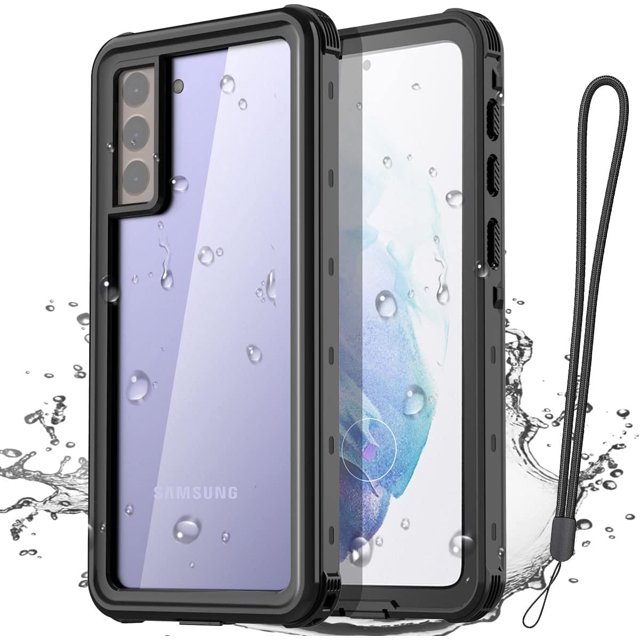 czcpp-for Samsung Galaxy S21 Case Waterproof, Clear Water Proof Shockproof Dustproof Snowproof Full Body Rugged Transparent Underwater Phone Case for Galaxy S21 Built-in Screen Protector