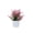 Dark Pink, variant on Homerr Artificial Potted Plant Front Door Decor Simulation Lavender Bonsai Realistic Vibrant Colored Fake Potted Plant for Home Garden Decoration