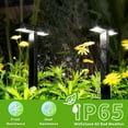 thumbnail image 4 of ROSHWEY 8PCS Solar Sidewalk Lights Outdoor Waterproof, Auto On/Off Solar Pathway Lights for Yard, Patio, Lawn, Walkway, Driveway, Cool Light, 4 of 6