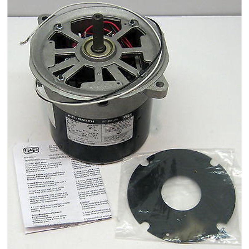 EL2014V1 AO Smith Oil Burner Furnace Motor 1/6 hp 1725 RPM 48N Frame