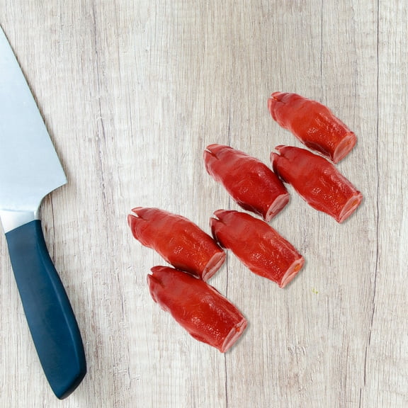 KONTONTY Realistic Mini Pig Feet Model for Decoration Made of PVC Brown Color Versatile Use 6 Pieces