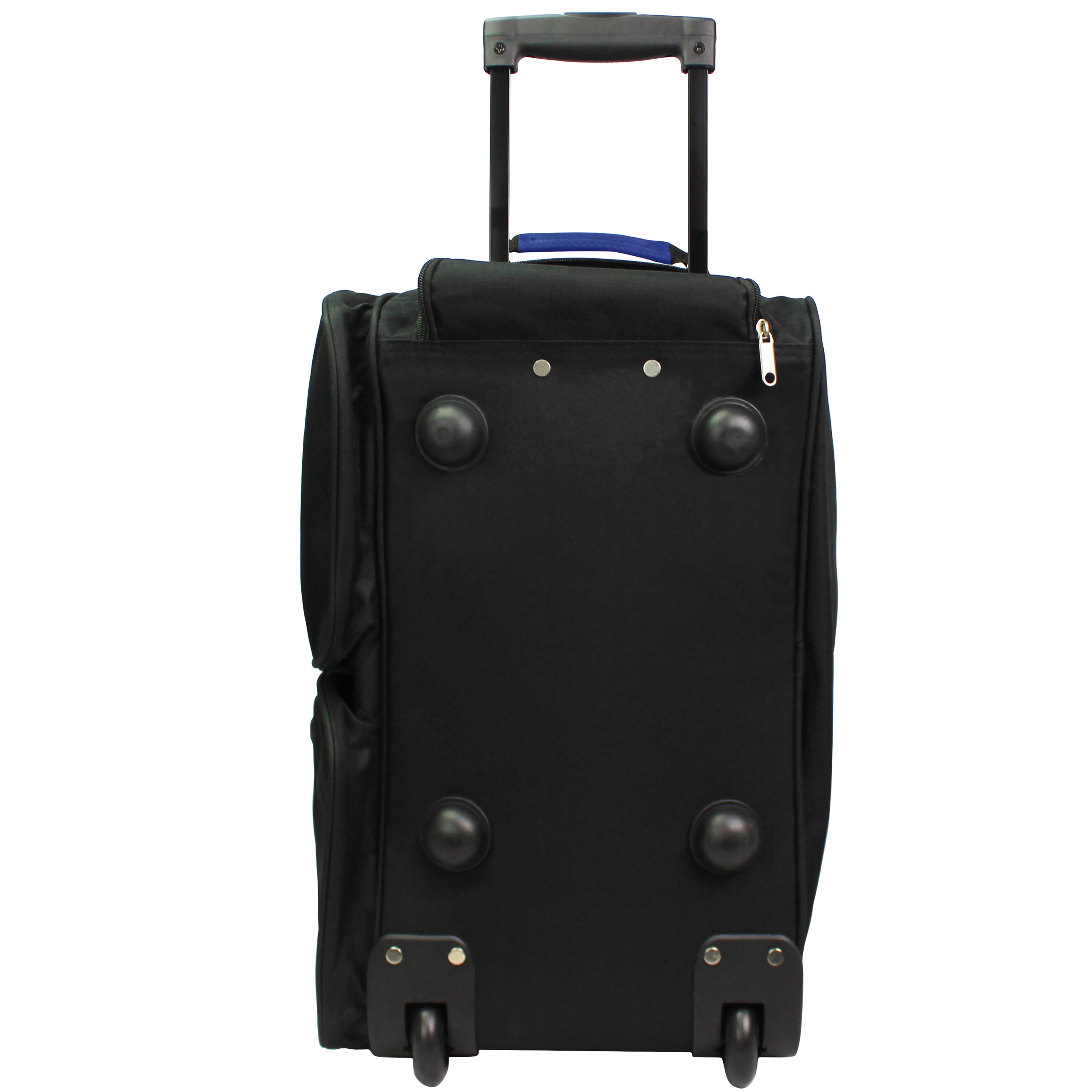 Dejuno 28" Retractable Rolling Duffel Bag, Blue