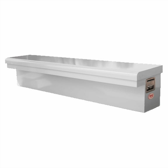 RKI RKI65SLP SLP-Series Low Profile Single Lid Side Mount Tool Box, White