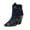 Dark Blue, variant on PEASKJP Womens Casual Boots Lace Up Combat Mid Calf Boots for Women,Light Blue 38