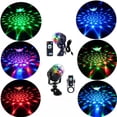 thumbnail image 2 of Luz de bola de discoteca LED efecto giratorio bola de discoteca Luz de fiesta con cable USB para Navidad, cumpleaños infantil 4w, 5V - Coche USB, 2 of 5