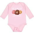 thumbnail image 3 of Inktastic Life is Better with Donuts Boys or Girls Long Sleeve Baby Bodysuit, 3 of 5