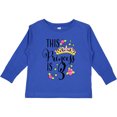 thumbnail image 3 of Inktastic This Princess is Three Third Birthday Girls Long Sleeve Toddler T-Shirt, 3 of 5