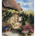 thumbnail image 3 of Unknown 12x13 Black Modern Framed Museum Art Print Titled - Thatched Cottage, 3 of 5