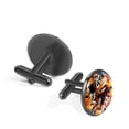 thumbnail image 2 of Football Stylish Men's Cufflink Set for Formal Attire, Made of Stainless Steel, Ideal for Special Occasions, 2 of 6