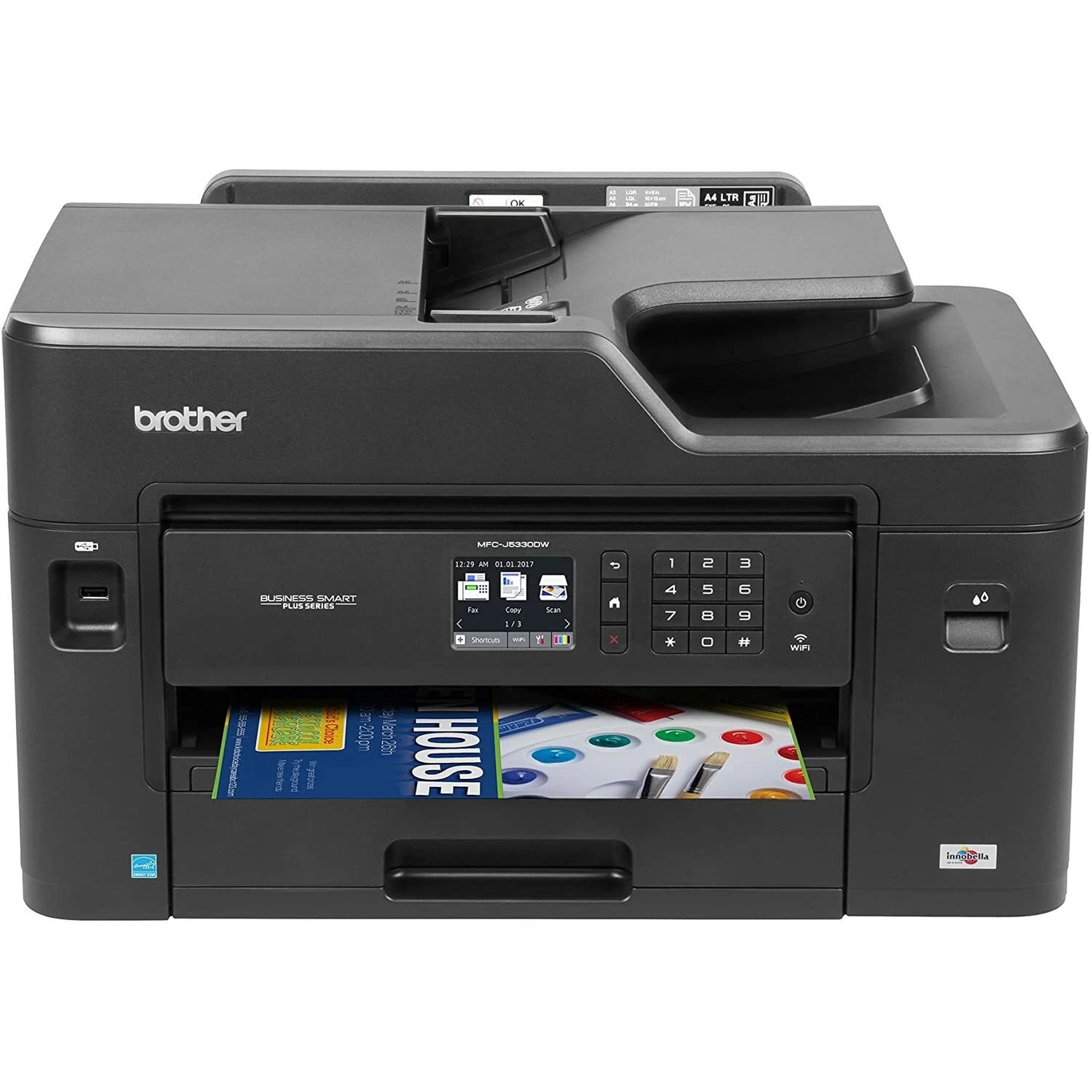 Brother MFC-J5330DW All-in-One Color Inkjet Printer, Wireless Connectivity and Automatic Duplex Printing (Sold without manufacturer warranty)