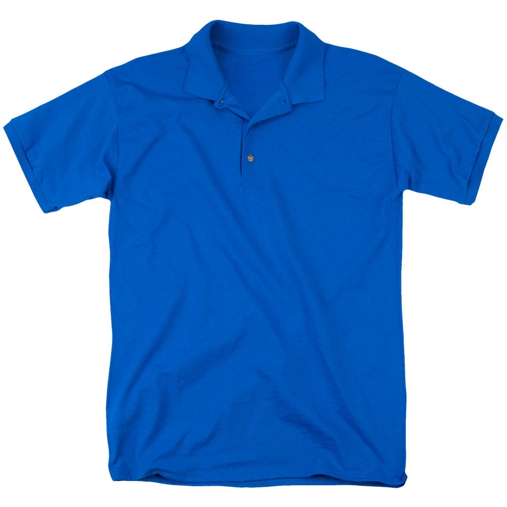 Print) Polo Shirt Royal Blue 