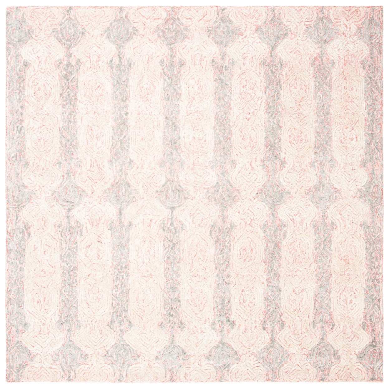 SAFAVIEH Glamour Aubree Abstract Area Rug, Light Pink/Ivory, 4' x 6'