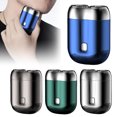 thumbnail image 1 of Mini Rasoir Électrique à Double Tête, Rechargeable par USB, Étanche, Rotatif de Voyage, Rasoir Portable pour Hommes, Tondeuse/rasoir pour Cheveux et Barbe, Outil de Retrait, Cadeau pour Père Ou Petit Ami, 1 of 8