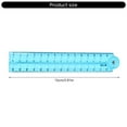 thumbnail image 5 of Necvior Clear Folding Ruler Measuring length 0-30cm Centimeters Scale Math Drawing Ruler, 5 of 13
