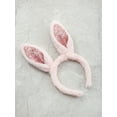 thumbnail image 4 of Way to Celebrate Easter Pink Glitter Bunny Ear Headband, 1 Piece, 4 of 4
