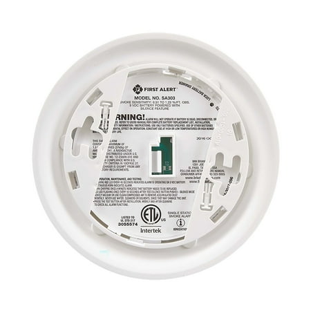 First Alert - Basic Smoke Alarm - White
