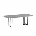 thumbnail image 5 of Manhattan Comfort Celine 86.22 Dining Table with Seating Capacity for 8 in Black, 5 of 11