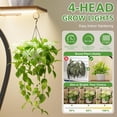 thumbnail image 4 of Plant Stand Indoor with Grow Light, 9 Tiered 63" Tall Indoor Plant Shelves for Multiple Plants, Large Metal Plant Shelf, Lighted Plant Stand for Indoor, Balcony, Living Room, 4 of 15