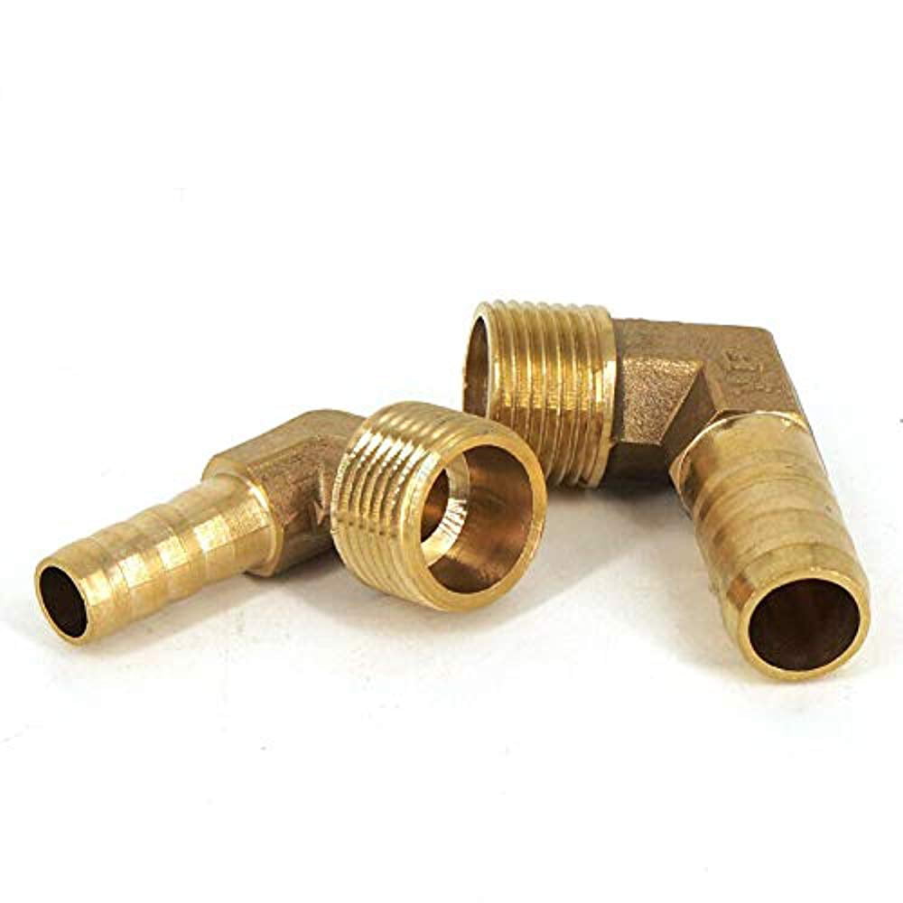 BRASS Elbow Fitting 90 Degree 1/2" Female NPT Pipe Thread Tubing Air Fuel Water 