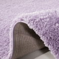 thumbnail image 5 of SAFAVIEH August Carlene Solid Plush Shag Area Rug, Lilac, 2'3" x 4', 5 of 7