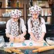 thumbnail image 4 of Juego de cocina y horneado para niños, 26 piezas, juego de chef para niños, delantal, sombrero de chef, disfraz de juego de rol de chef para niños, juguetes para juego de roles, juego de sim, 4 of 5
