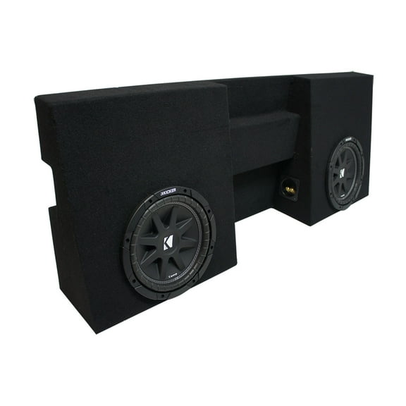 05-15 Toyota Tacoma Double Cab Truck Kicker Comp C10 Dual 10" Sub Box 2 Ohm