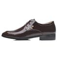 thumbnail image 4 of Men's Business Casual Leather Shoes Breathable Comfortable Formal Office, 4 of 4
