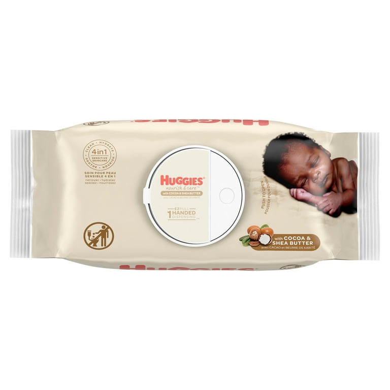  Baby Wipes, Scented, Huggies Nourish & Care Baby