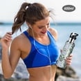 thumbnail image 5 of Yayeee 33oz Insulated Water Bottle Double Wall Stainless Steel with Flip Straw Lid, Blue Blossom, 5 of 7